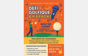 Défi Golfique &amp; Karaoké accompagné d'un barbecue